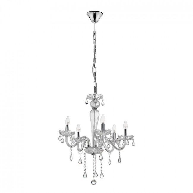 Φωτιστικό Πεντάφωτο Ε14 Κρύσταλλο Venezia 536801 NOVA LUCE