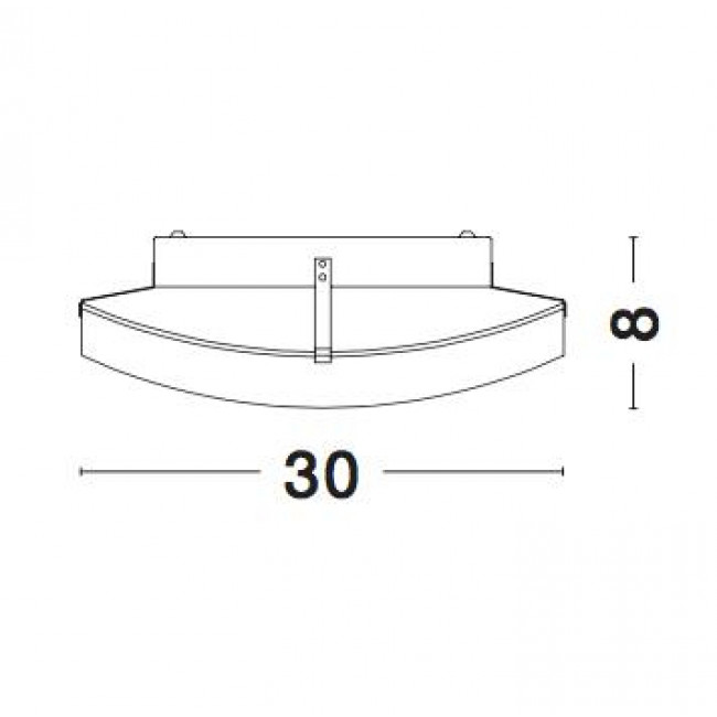 Πλαφονιέρα E27 Λευκό Quale 600301 NOVA LUCE