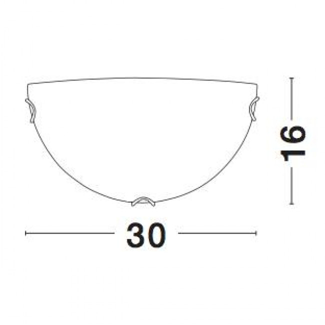 Απλίκα E27 Λευκό Anco 600403 NOVA LUCE