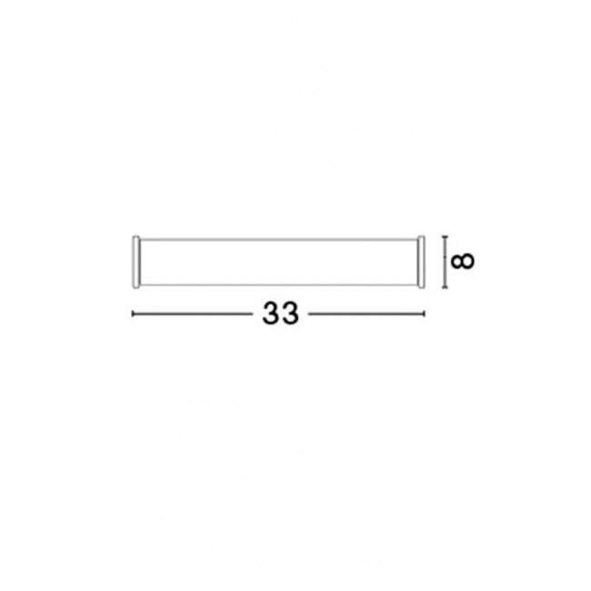 Απλίκα Μπάνιου E14 Νίκελ Και Λευκό Polo 602202 NOVA LUCE