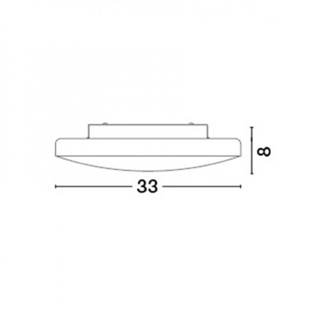 Πλαφονιέρα E27 Λευκό 6100522 Ivi NOVA LUCE