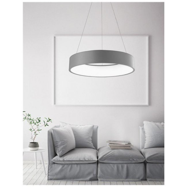 Φωτιστικο LED 42W 4000k Γκρι Rando 6167204 NOVA LUCE