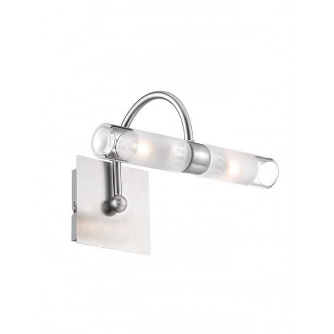 Απλίκα Μπάνιου G9 Νίκελ Και Γυαλί Διάφανο Dritto 6310661 NOVA LUCE