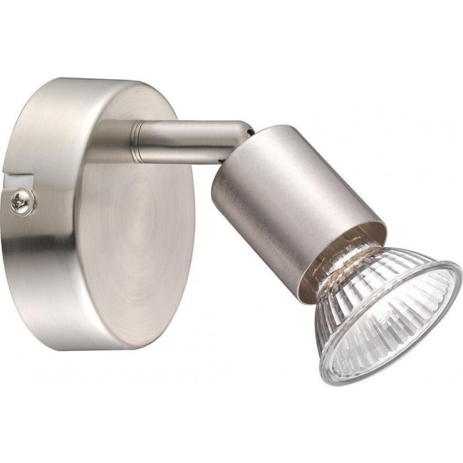 Σποτ Επίτοιχο GU10 Νικελ Σατινέ Base 660001 NOVA LUCE