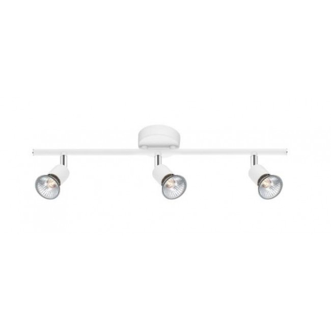 Σποτ Οροφής Τρίφωτο GU10 Λευκό Base 661003 NOVA LUCE