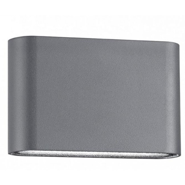 Απλικα Τοιχου 2x3w Led 3000k Ip54 Ανθρακι Soho Nova Luce