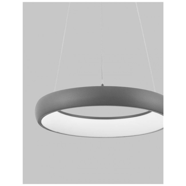 Φωτιστικό LED 32W 3000k Γκρι Albi 8105619 NOVA LUCE