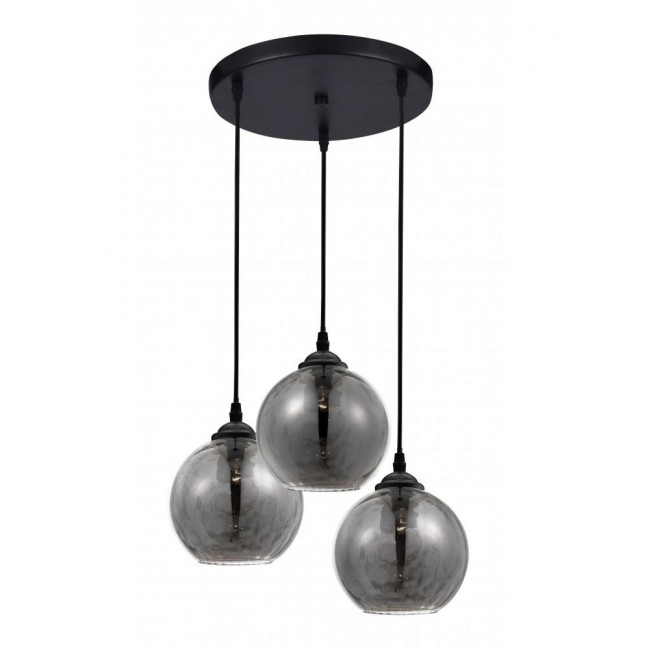 Φωτιστικό Τρίφωτο Ε27 Φυμέ Γυαλί Adelina 8436402 NOVA LUCE
