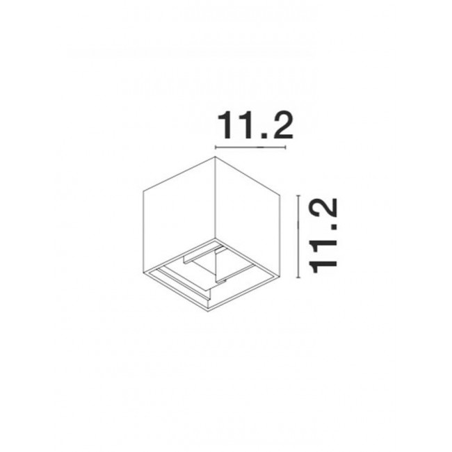 Απλίκα LED 6W 3000k Ανθρακί Como 847407 NOVA LUCE