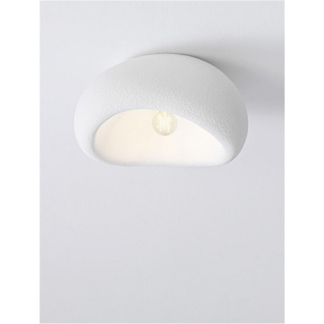 Φωτιστικό Μονόφωτο E27 Λευκό Lefko 9002663 NOVA LUCE