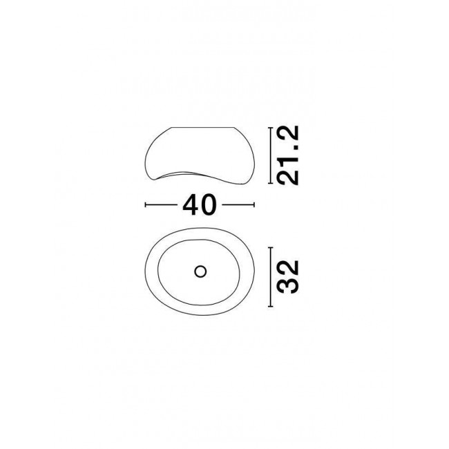 Φωτιστικό Μονόφωτο E27 Λευκό Aere 9002663 NOVA LUCE