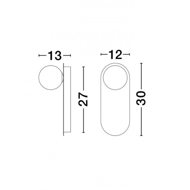 Απλίκα Μπάνιου G9 Λευκό Blob 9006093 NOVA LUCE