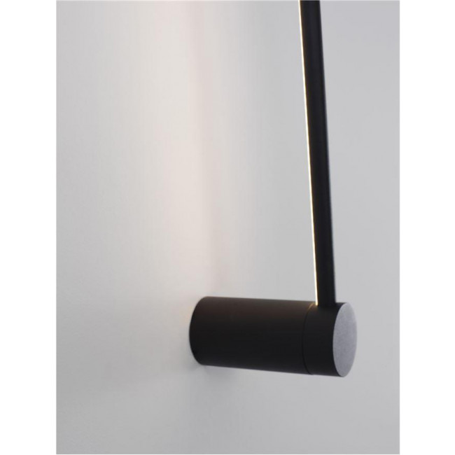 Απλίκα LED 18W 3000k Μαύρο Synthesi 9009322 NOVA LUCE