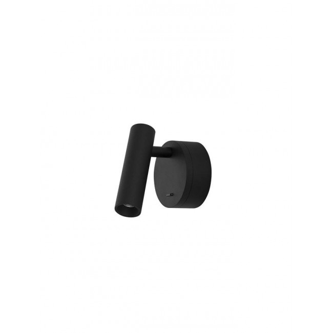 Σποτ Επίτοιχο LED 3W 3000k Μαύρο Clip 9030202 NOVA LUCE