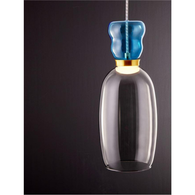 Φωτιστικό LED 9W 3000k Χρυσό Και Μπλε Pluma 9030547 NOVA LUCE