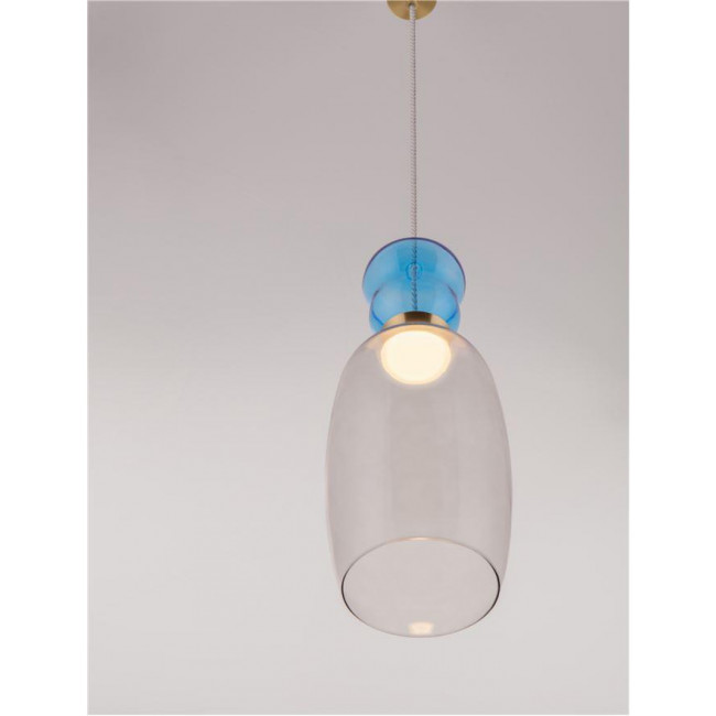 Φωτιστικό LED 9W 3000k Χρυσό Και Μπλε Pluma 9030547 NOVA LUCE