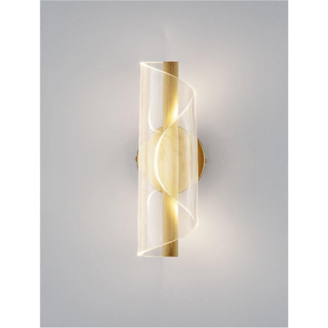 Απλίκα LED 9W 3000k Χρυσό Valentin 9030635 NOVA LUCE