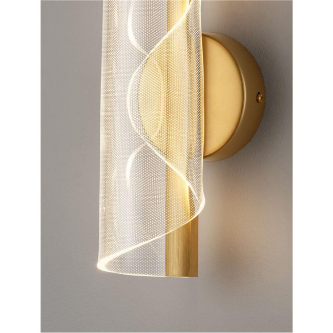 Απλίκα LED 9W 3000k Χρυσό Valentin 9030635 NOVA LUCE