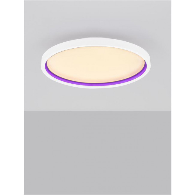 Πλαφονιέρα LED 30W RGB+W Λευκό Chet 9030653 NOVA LUCE
