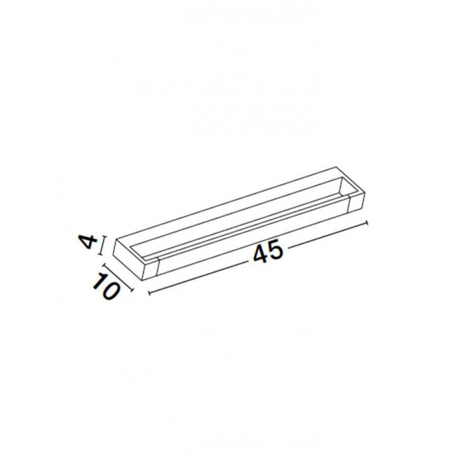 Απλίκα Μπάνιου LED 12W 3000k Μαύρο Park 9030703 NOVA LUCE
