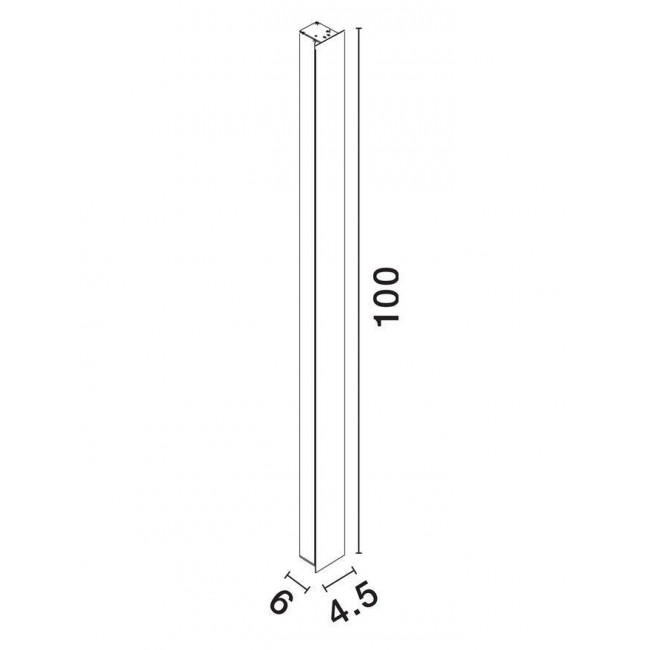 Απλίκα LED 19W 3000k Μαύρο Path 9030709 NOVA LUCE