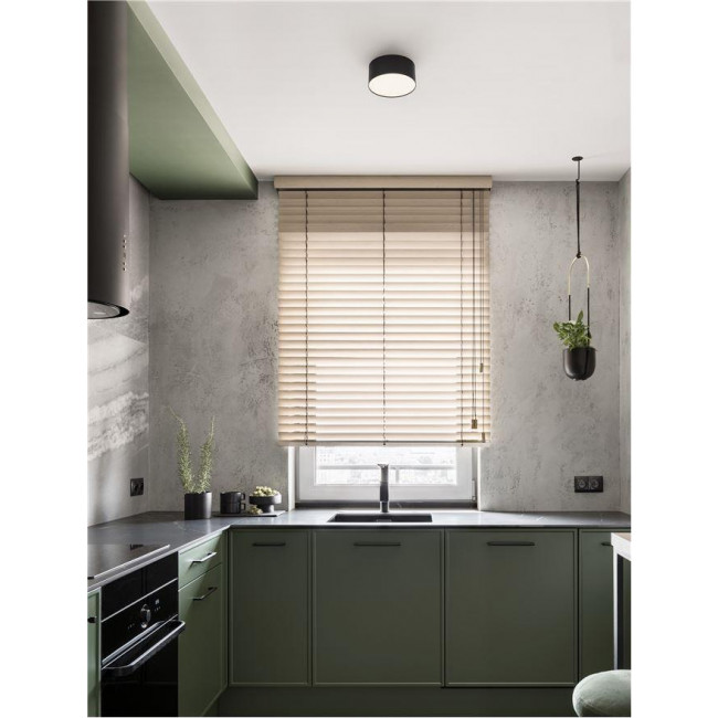 Πλαφονιέρα LED 10W 3000k Μαύρο Luldo 9030726 NOVA LUCE