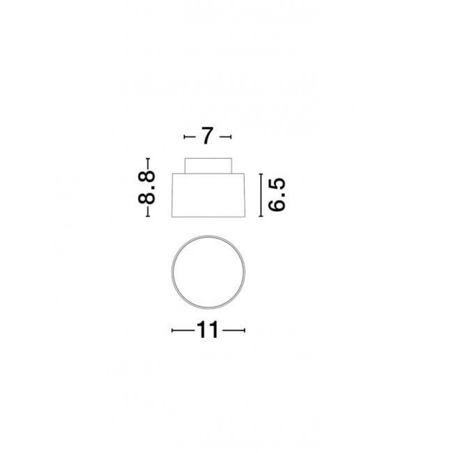 Φωτιστικό LED 16W 3000k Μαύρο Ozen 9030734 NOVA LUCE