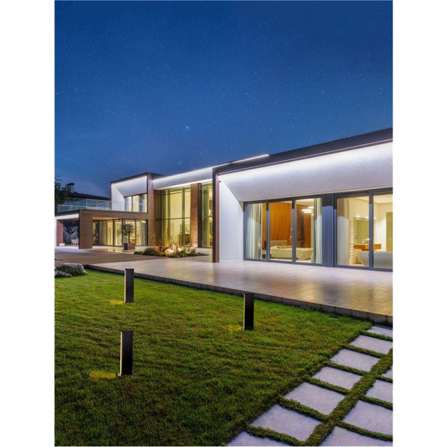 Φωτιστικό Κολώνα LED 9W 3000k Μαύρο Sasso 9030854 NOVA LUCE