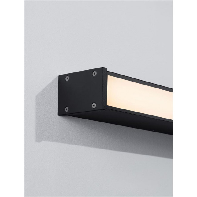 Απλίκα LED 36W 3000k Μαύρο Nova 9030944 NOVA LUCE