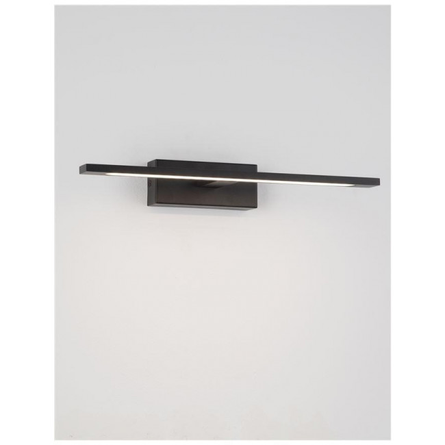 Απλίκα Μπάνιου LED 12W 3000k Μαύρο Mondrian 9053122 NOVA LUCE
