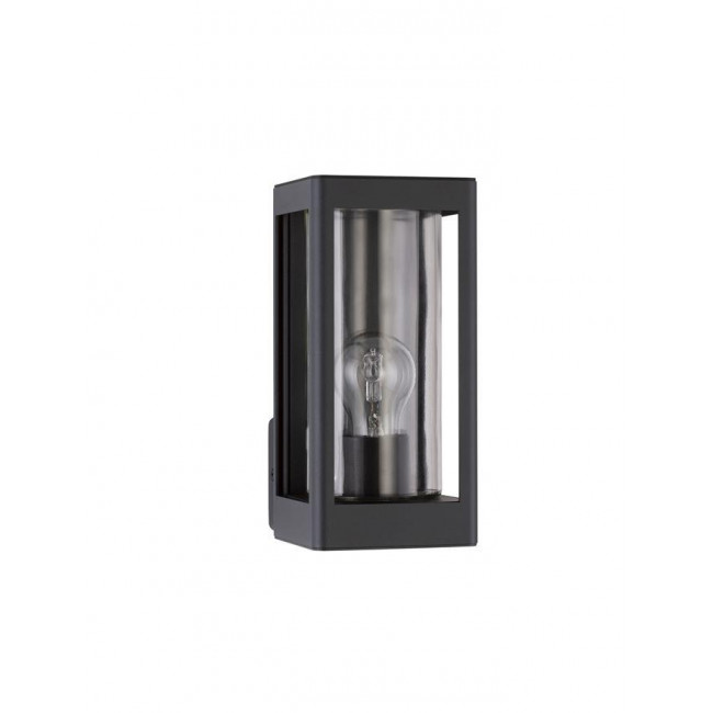 Απλίκα E27 Ανθρακί Και Διάφανο Figo 9060192 NOVA LUCE