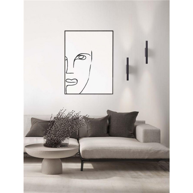 Απλίκα LED 11W 3000k Μαύρο Paron 9060234 NOVA LUCE