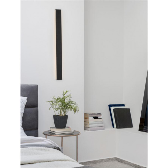 Απλίκα LED 36W 3000k Μαύρο Seline 9060913 NOVA LUCE