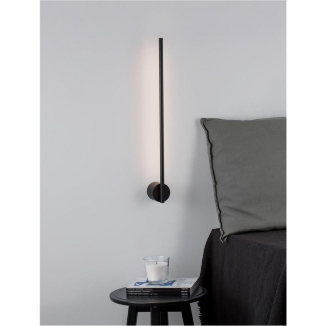 Απλίκα LED 10W 3000k Μαύρο Aden 9081800 NOVA LUCE