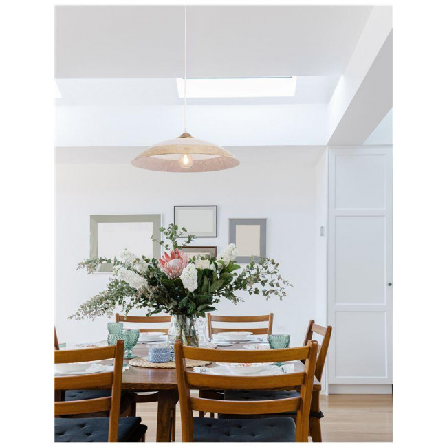 Φωτιστικό Μονόφωτο E27 Λευκό Και Χρυσό Benito 9112141 NOVA LUCE