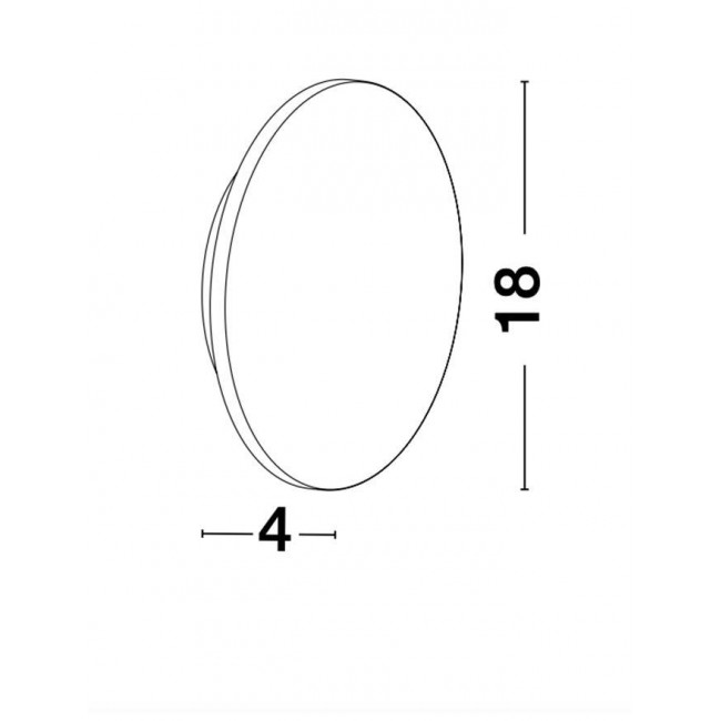 Απλίκα LED 12W 3000k Λευκό Astrid 9130512 NOVA LUCE