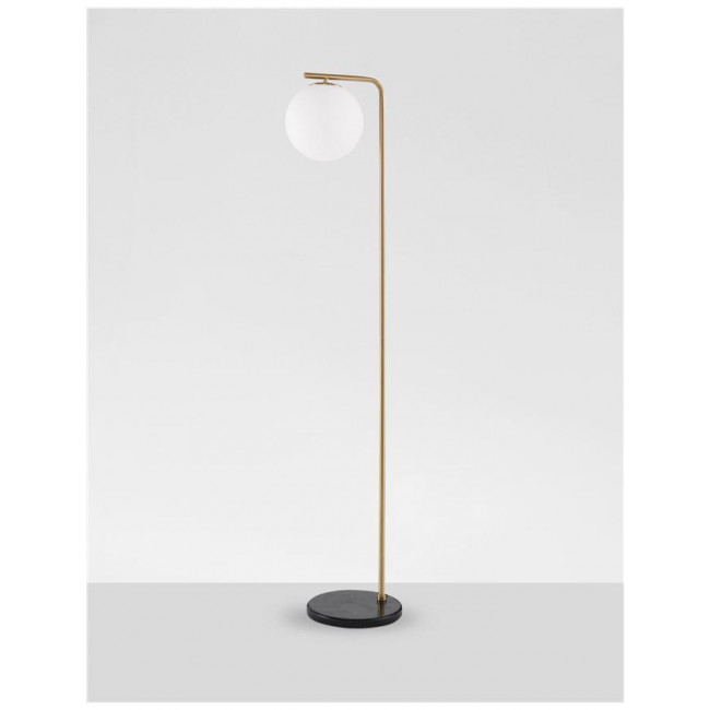 Φωτιστικό Δαπέδου E27 Χρυσό Και Λευκό Alvarez 9136702 NOVA LUCE