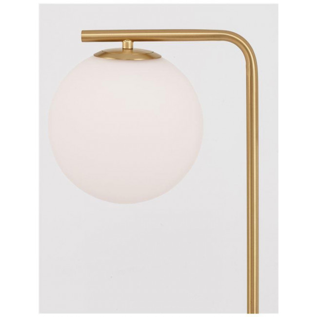 Φωτιστικό Δαπέδου E27 Χρυσό Και Λευκό Alvarez 9136702 NOVA LUCE