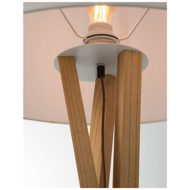 Φωτιστικό Δαπέδου Ε27 Φυσικό Και Λευκό Salino 9145071 NOVA LUCE