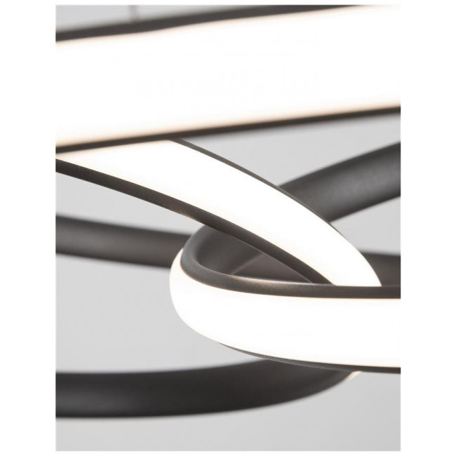 Φωτιστικό LED 43W 3000k Μαύρο Menton 9147112 NOVA LUCE