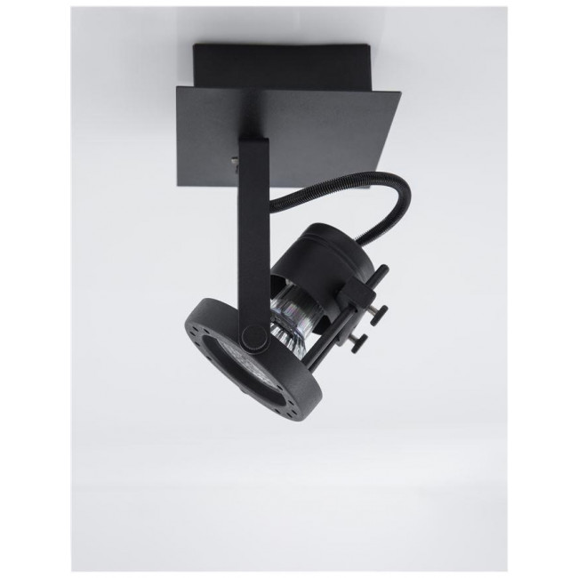Σποτ Επίτοιχο GU10 Μαύρο Salva 9155101 NOVA LUCE