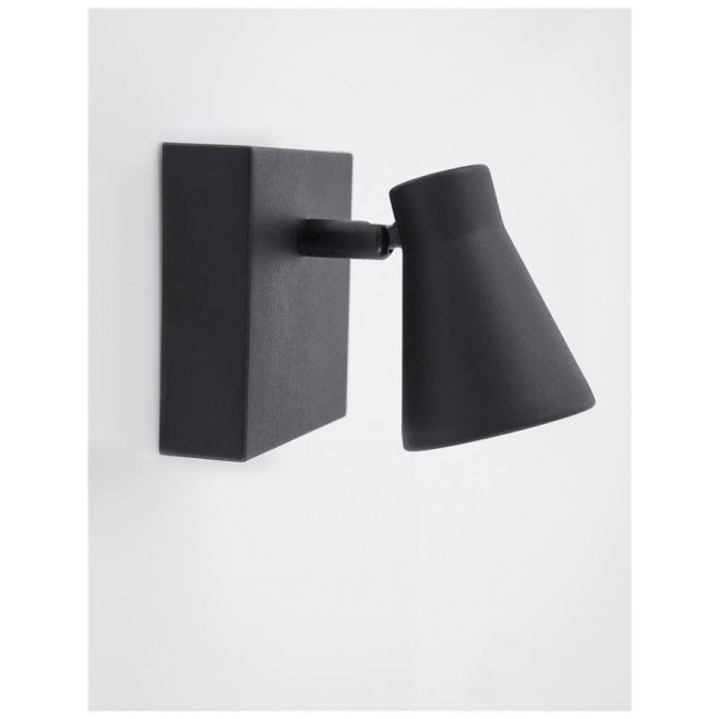 Σποτ Επίτοιχο GU10 Μαύρο Dublin 9155712 NOVA LUCE