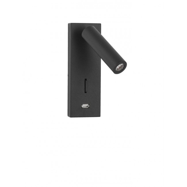 Σποτ Επίτοιχο LED 3W 3000k Λευκό Με USB Fuse 9170102 NOVA LUCE