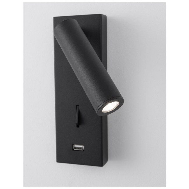 Σποτ Επίτοιχο LED 3W 3000k Λευκό Με USB Fuse 9170102 NOVA LUCE