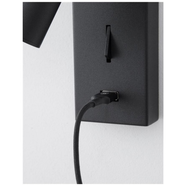 Σποτ Επίτοιχο LED 3W 3000k Λευκό Με USB Fuse 9170102 NOVA LUCE