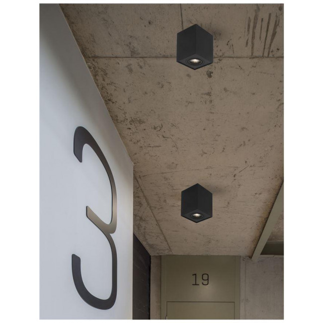 Σποτ Οροφής GU10 Μαύρο Rende 9175514 NOVA LUCE
