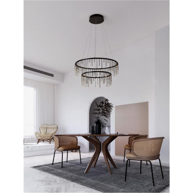 Φωτιστικό LED 41W 3000k Μαύρο Stellar 9186969 NOVA LUCE