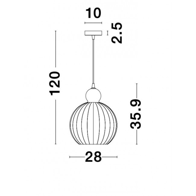 Φωτιστικό Μονόφωτο GU10 Λευκό Και Χρώμιο Odell 9190883 NOVA LUCE
