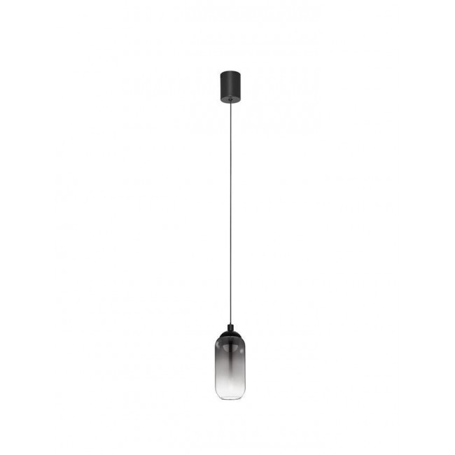 Φωτιστικό LED 6W 3000k Μαύρο Και Φυμέ Kita 9236205 NOVA LUCE