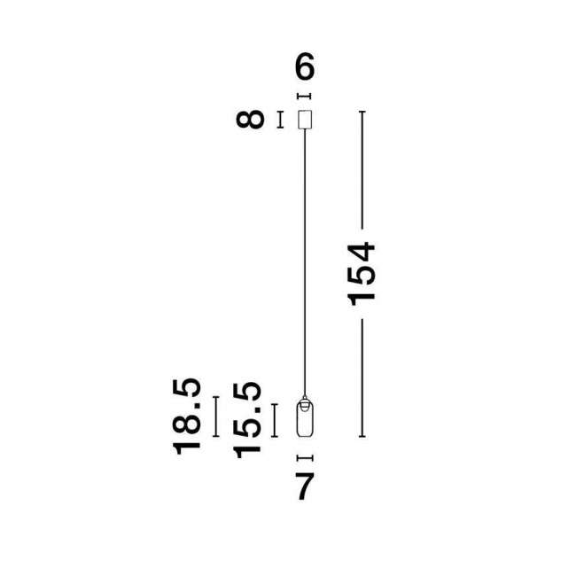 Φωτιστικό LED 6W 3000k Μαύρο Και Φυμέ Kita 9236205 NOVA LUCE